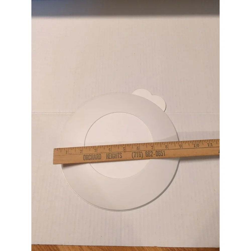 Tupperware Replacement Lid Only 2605B-4 White 9.25” Vintage